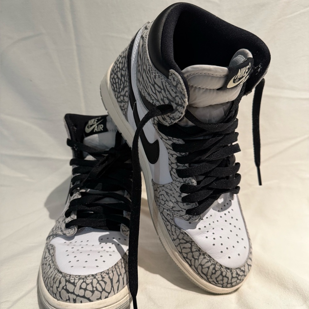 Nike Air Jordan 1 Retro High OG White Cement Size 6.5